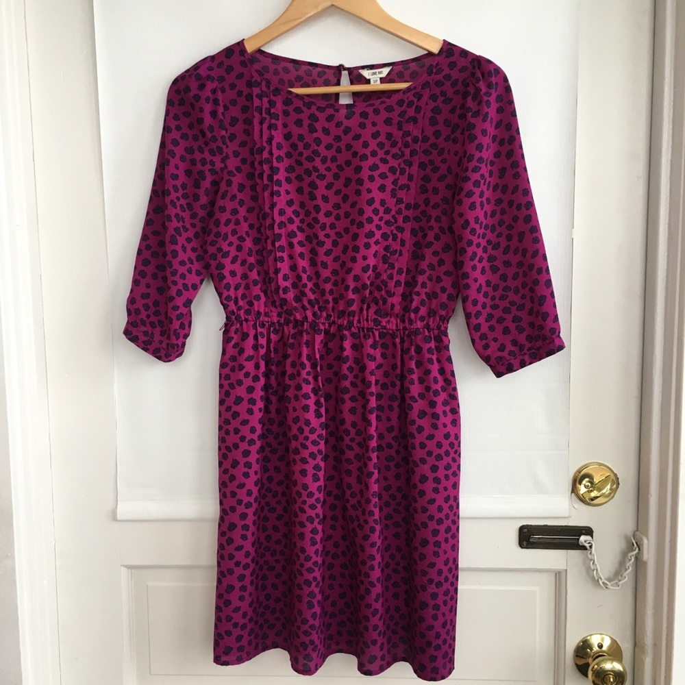 Pretty fuchsia and purple dress